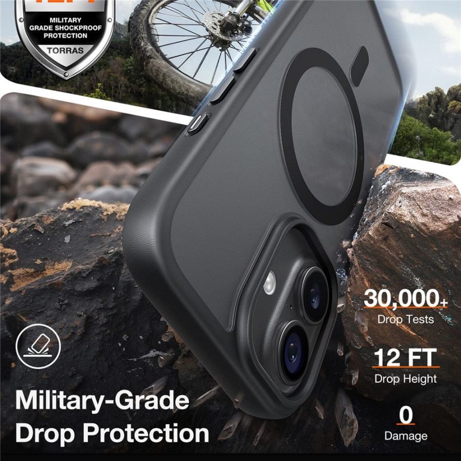 TORRAS Guardian-Mag Series For iPhone 17 Case Magnetic Matte Phone Cover