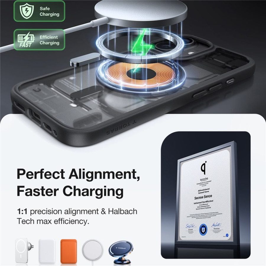 TORRAS Guardian-Mag Series For iPhone 17 Case Magnetic Matte Phone Cover