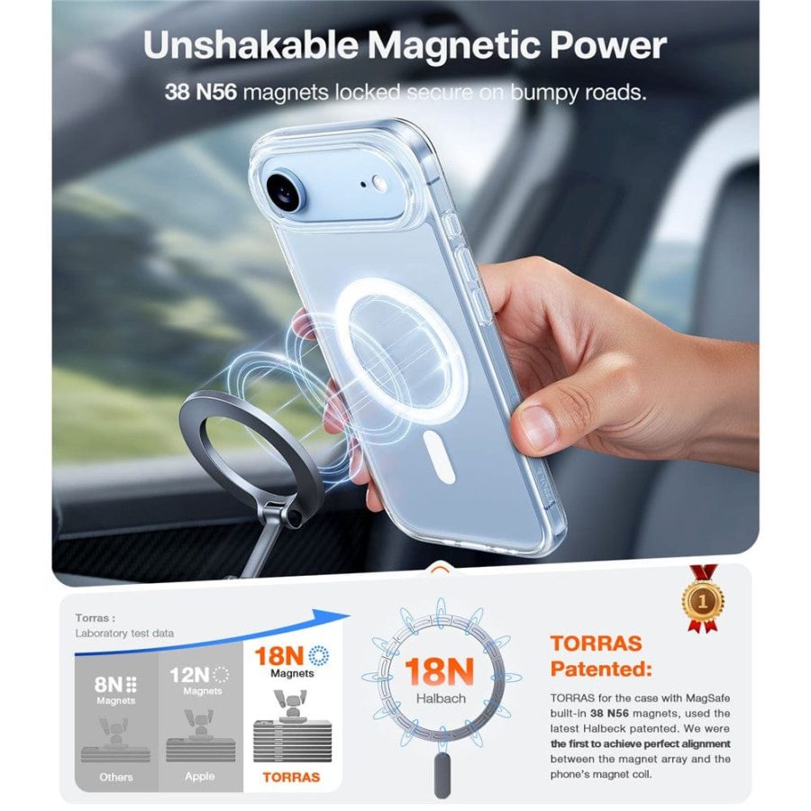 TORRAS Guardian-Mag Series For iPhone Air Case Magnetic Matte Phone Cover