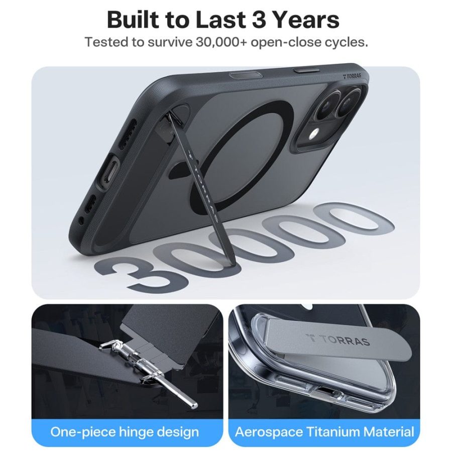 TORRAS Ostand L1 Series For iPhone 17 MagSafe Kickstand Case