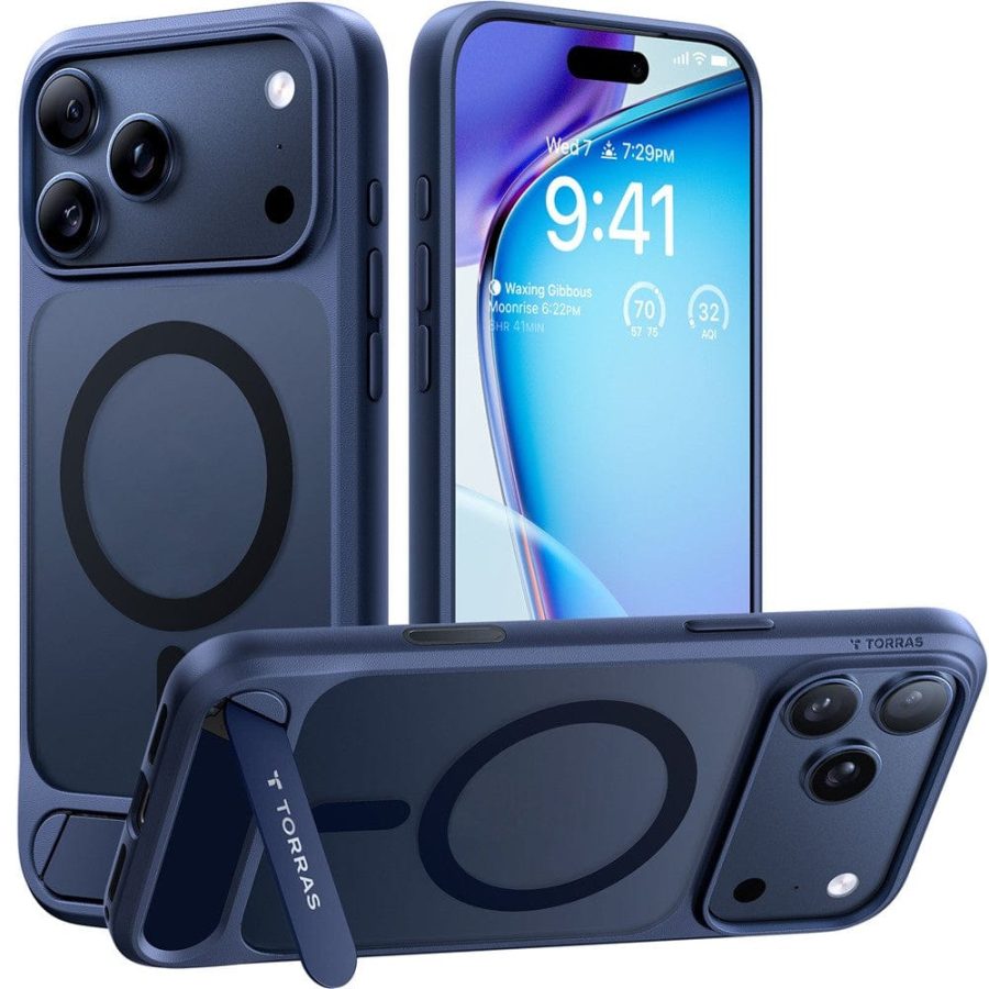 TORRAS Ostand L1 Series For iPhone 17 Pro Max MagSafe Kickstand Case
