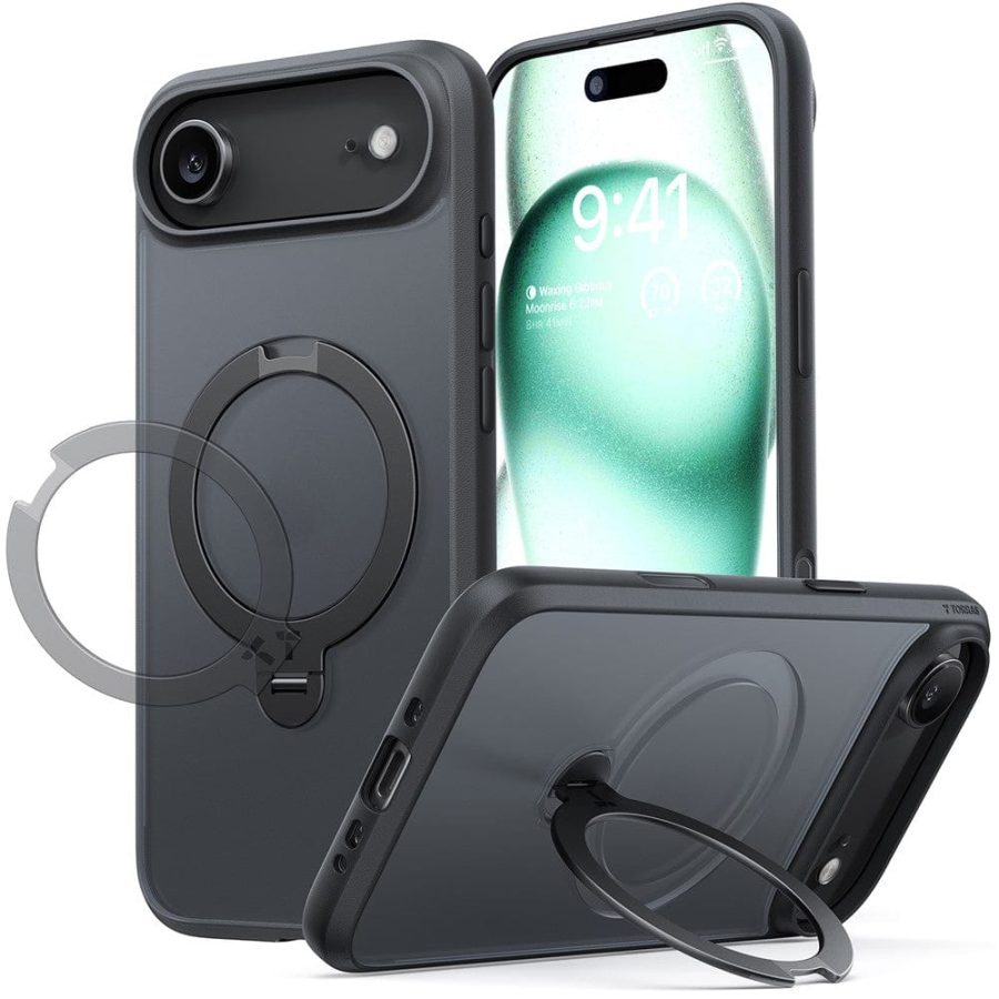 TORRAS Ostand Q3 Spin Series For iPhone Air Case Magnetic Rotating Kickstand Phone Cover