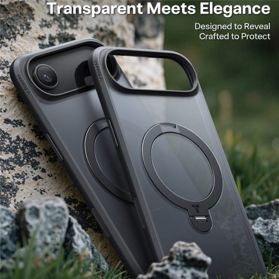 TORRAS Ostand Q3 Spin Series For iPhone Air Case Magnetic Rotating Kickstand Phone Cover