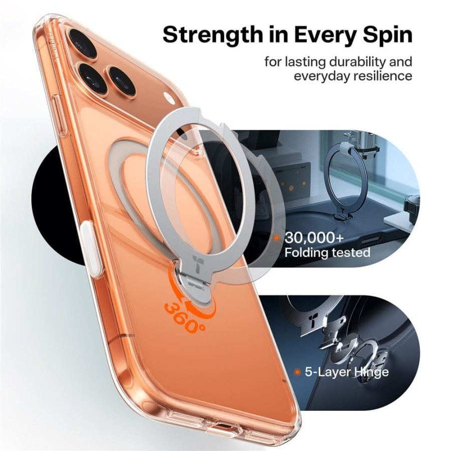6601169416A-3 TORRAS Ostand Q3 Spin Series For iPhone 17 Pro Max MagSafe Rotating Kickstand Case