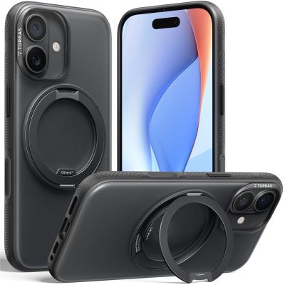 TORRAS Ostand O3 Fitness Series For iPhone 17 Case Compatible with MagSafe Kickstand Phone Cover