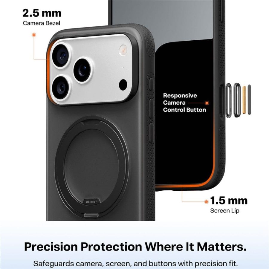 TORRAS Ostand O3 Fitness Series For iPhone 17 Pro Max Case Compatible with MagSafe Kickstand Phone Cover