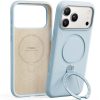 TORRAS Ostand Q3 Silicone Series For iPhone 17 Pro Case Kickstand Liquid Silicone Phone Cover Compatible with MagSafe
