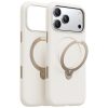 TORRAS Ostand Q3 Silicone Series For iPhone 17 Pro Max Case Magnetic Ring Kickstand Liquid Silicone Phone Cover