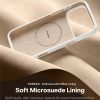 TORRAS Ostand Q3 Silicone Series For iPhone 17 Pro Max Case Magnetic Ring Kickstand Liquid Silicone Phone Cover