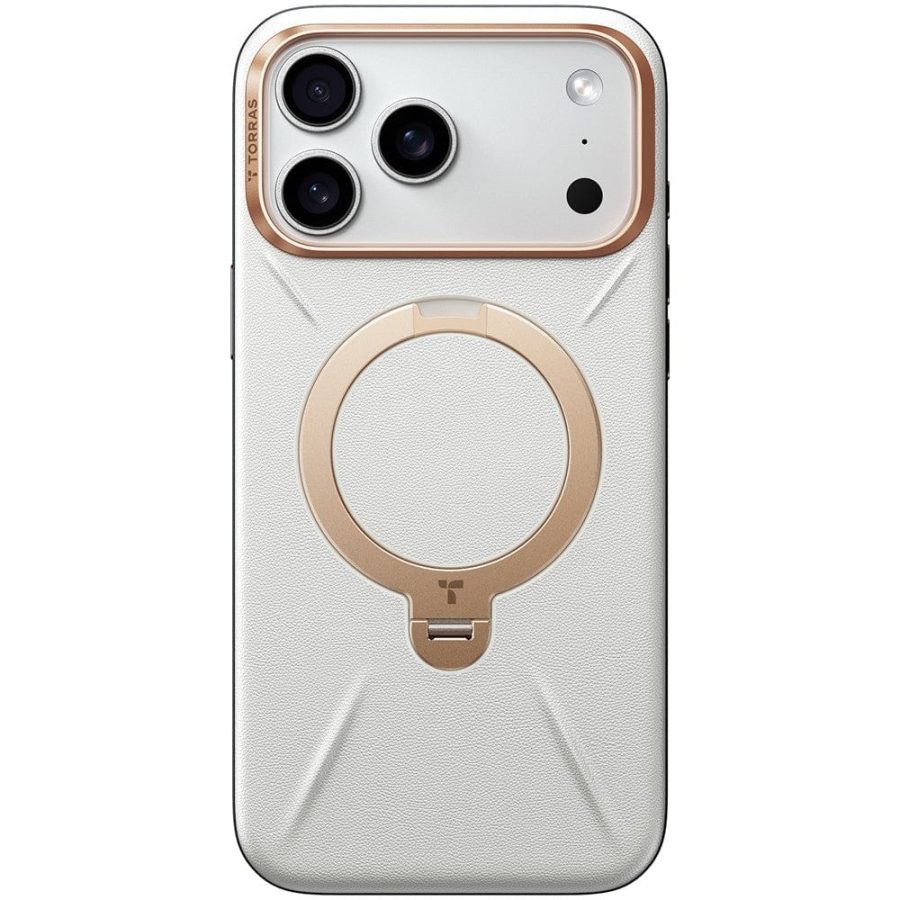 TORRAS Ostand Q3 VegSkin Series For iPhone 17 Pro Max Case Compatible with MagSafe Kickstand Phone Cover