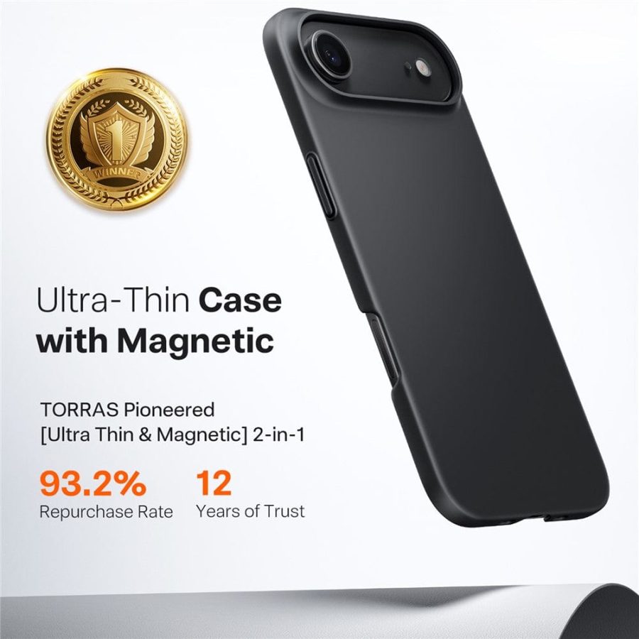 TORRAS Slimfit Mag Series For iPhone Air Case Compatible with MagSafe Shockproof Phone Cover