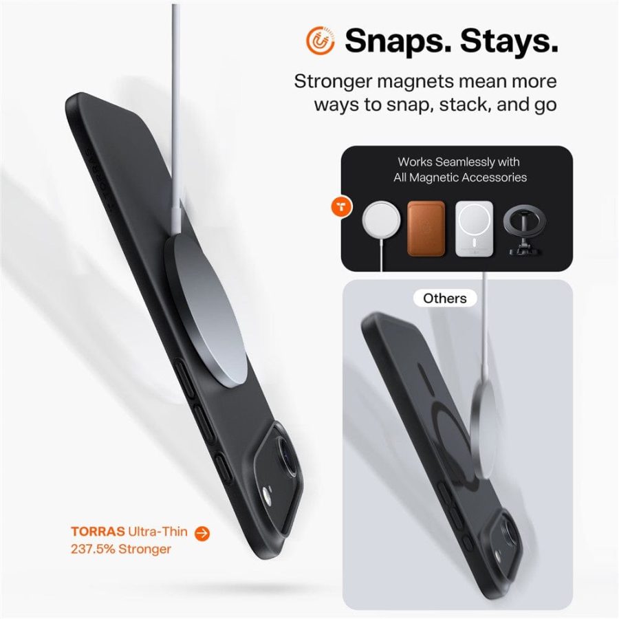 TORRAS Slimfit Mag Series For iPhone Air Case Compatible with MagSafe Shockproof Phone Cover