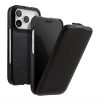 6601179802B-1 MELKCO For iPhone 17 Pro Flip Case Genuine Bovine Leather | Compatible with MagSafe Black iPhone 17 Pro by The Case Factory