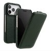 6601179802D-1 MELKCO For iPhone 17 Pro Flip Case Genuine Bovine Leather | Compatible with MagSafe Green iPhone 17 Pro by The Case Factory