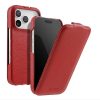 6601179802E-1 MELKCO For iPhone 17 Pro Flip Case Genuine Bovine Leather | Compatible with MagSafe Red iPhone 17 Pro by The Case Factory