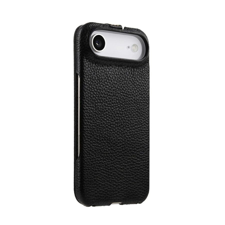 6601179804A-4 MELKCO For iPhone Air Flip Case Genuine Bovine Leather | Compatible with MagSafe by The Case Factory