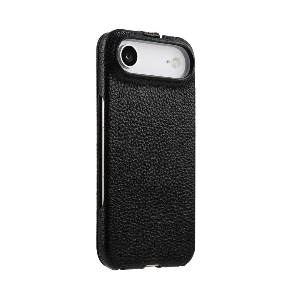 MELKCO For iPhone Air Flip Case Genuine Bovine Leather | Compatible with MagSafe by The Case Factory