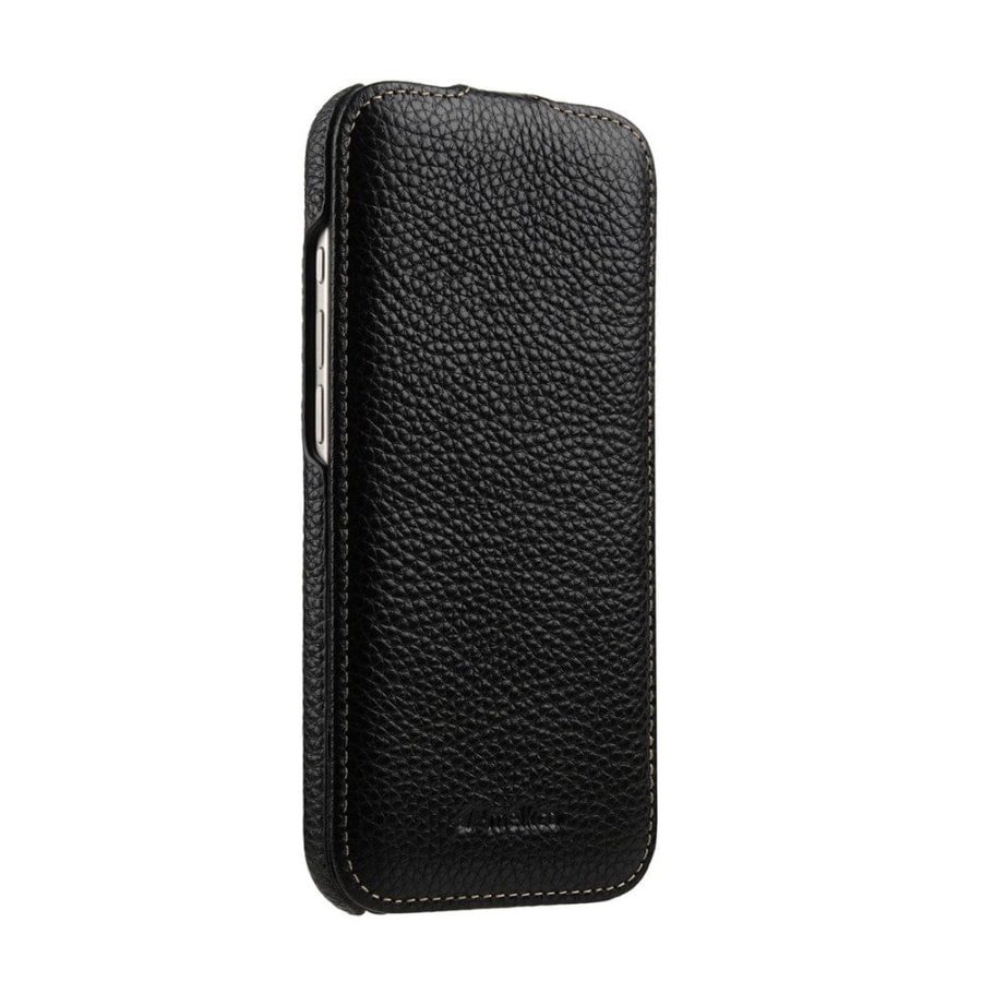 6601179804A-5 MELKCO For iPhone Air Flip Case Genuine Bovine Leather | Compatible with MagSafe by The Case Factory