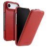 6601179804E-1 MELKCO For iPhone Air Flip Case Genuine Bovine Leather | Compatible with MagSafe Red iPhone Air by The Case Factory