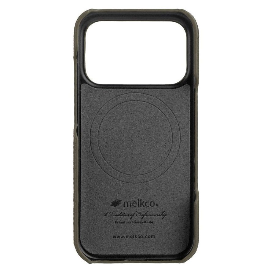 MELKCO For iPhone 17 Pro Max Case Genuine Bovine Leather | Compatible with MagSafe by The Case Factory