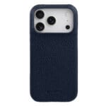MELKCO For iPhone 17 Pro Max Case Genuine Bovine Leather | Compatible with MagSafe Dark Blue iPhone 17 Pro Max by The Case Factory