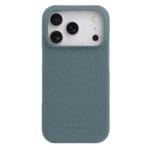 MELKCO For iPhone 17 Pro Max Case Genuine Bovine Leather | Compatible with MagSafe Blue iPhone 17 Pro Max by The Case Factory