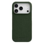 MELKCO For iPhone 17 Pro Case Genuine Bovine Leather | Compatible with MagSafe Dark Green iPhone 17 Pro by The Case Factory