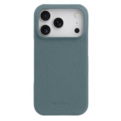 6601179860E-1_5e6f0172-aa97-47a5-a001-0835b3893ab7 MELKCO For iPhone 17 Pro Case Genuine Bovine Leather | Compatible with MagSafe Blue iPhone 17 Pro by The Case Factory