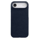 MELKCO For iPhone Air Case Genuine Bovine Leather | Compatible with MagSafe Dark Blue iPhone Air by The Case Factory