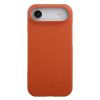 MELKCO For iPhone Air Case Genuine Bovine Leather | Compatible with MagSafe Orange iPhone Air by The Case Factory