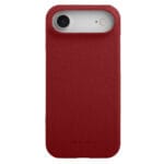 MELKCO For iPhone Air Case Genuine Bovine Leather | Compatible with MagSafe Red iPhone Air by The Case Factory