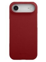 MELKCO For iPhone Air Case Genuine Bovine Leather | Compatible with MagSafe Red iPhone Air by The Case Factory