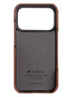 MELKCO For iPhone 17 Pro Max Case Waxy Genuine Cow Leather | Compatible with MagSafe by The Case Factory