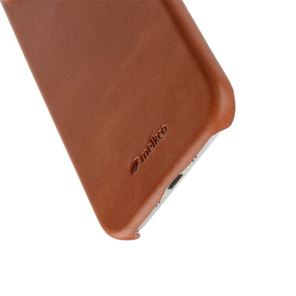 MELKCO For iPhone Air Case Waxy Genuine Cow Leather | Compatible with MagSafe by The Case Factory
