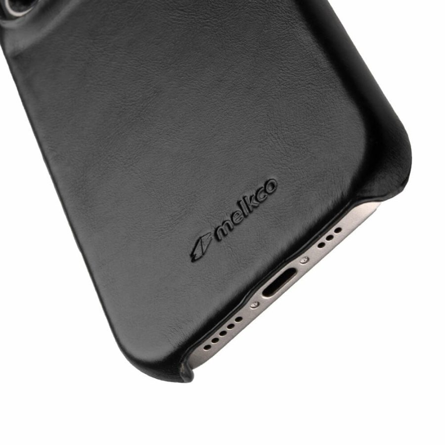 MELKCO For iPhone 17 Case Waxy Genuine Cow Leather | Compatible with MagSafe by The Case Factory