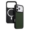 6601185327C-1 MELKCO For iPhone 17 Pro Max Ultra Thin Case Genuine Bovine Leather | Compatible with MagSafe Green iPhone 17 Pro Max by The Case Factory