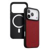 6601185327H-1 MELKCO For iPhone 17 Pro Max Ultra Thin Case Genuine Bovine Leather | Compatible with MagSafe Red iPhone 17 Pro Max by The Case Factory