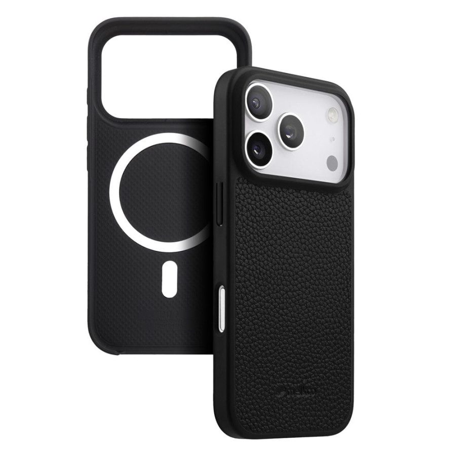 6601185328A-1 MELKCO For iPhone 17 Pro Ultra Thin Case Genuine Bovine Leather | Compatible with MagSafe by The Case Factory