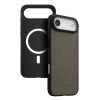 6601185329C-1 MELKCO For iPhone Air Ultra Thin Case Genuine Bovine Leather | Compatible with MagSafe Grey iPhone Air by The Case Factory