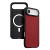 6601185329H-1 MELKCO For iPhone Air Ultra Thin Case Genuine Bovine Leather | Compatible with MagSafe Red iPhone Air by The Case Factory