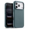 MELKCO For iPhone 17 Pro Magnetic Case Genuine Leather Phone Cover with Metal Keys  /  AI Button