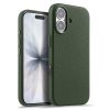 MELKCO For iPhone 17 Magnetic Case Genuine Leather Phone Cover with Metal Keys  /  AI Button
