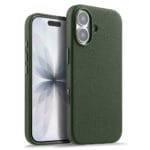 MELKCO For iPhone 17 Magnetic Case Genuine Leather Phone Cover with Metal Keys  /  AI Button