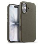 MELKCO For iPhone 17 Magnetic Case Genuine Leather Phone Cover with Metal Keys  /  AI Button