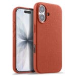 MELKCO For iPhone 17 Magnetic Case Genuine Leather Phone Cover with Metal Keys  /  AI Button