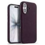 MELKCO For iPhone 17 Magnetic Case Genuine Leather Phone Cover with Metal Keys  /  AI Button
