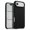 MELKCO For iPhone Air Magnetic Case Genuine Leather Phone Cover with Metal Keys  /  AI Button