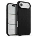 MELKCO For iPhone Air Magnetic Case Genuine Leather Phone Cover with Metal Keys  /  AI Button