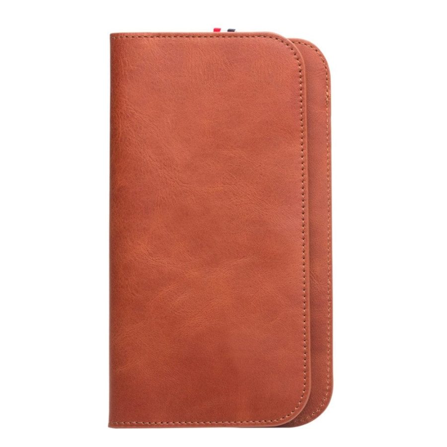 QIALINO Universal Premium Cowhide Genuine Leather Wallet Case for iPhone (6.9 Inches Display Size)