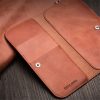 QIALINO Universal Premium Cowhide Genuine Leather Wallet Case for iPhone (6.9 Inches Display Size)